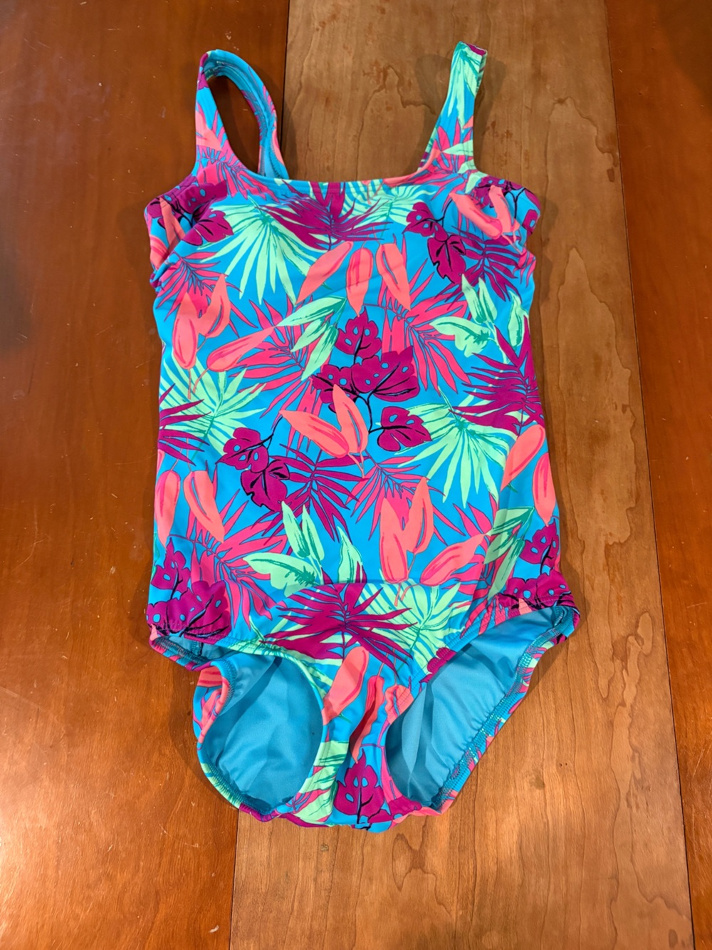Lands’ End Tropical One-Piece Swimsuit